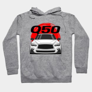 Front White Q50 Sedan JDM Hoodie